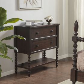 2 Drawer Accent Chest Morocco Brown